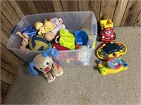 Tote w/childrens toys