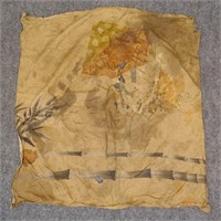 WW II Japanese Silk Painted Hankerchief