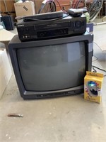 Emerson tv with Sony VHS (both have remotes) and