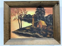 Original D. Copeland Barn Canvas Painting