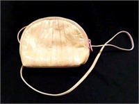 GENUINE EEL SKIN PINK LADIES HANDBAG