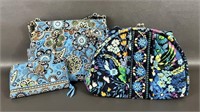 Two Vera Bradley Hand Bags, 1 Matching Wallet