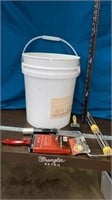 5 Gal. Bucket w/ New Painting Supplies