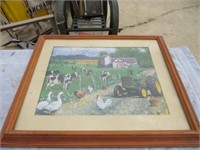 Framed John Deere on the Farm Puzzle