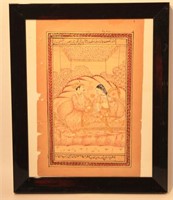 Mughal India Calligraphy Miniature Paper