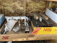 (3) Boxes Trowels & Misc.