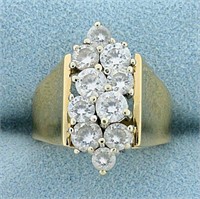 2ct TW CZ Ring in 14K Yellow Gold