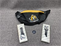 Vintage Pittsburgh Penguins Fanny Pack & Watches