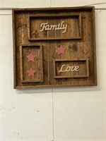 Family love wall decor