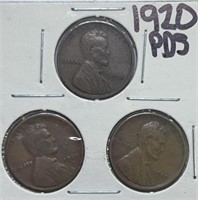 1920PDS  Lincoln Cents
