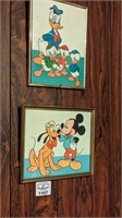 Mickey and Donald Duck Prints