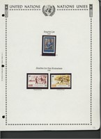 United Nations New York Stamps 1987