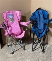 Folding Chair Pair of Captain’s Lawn Chairs