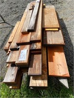 Lumber pile- 2"X6" & 2"X12", misc lengths
