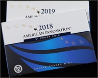 2018 & 2019 AMERICAN INNOVATION DOLLAR PROOF SETS