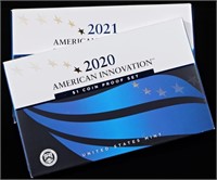 2020 & 2021 AMERICAN INNOVATION DOLLAR PROOF SETS