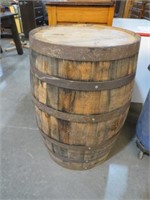 BUFFALO TRACE WOOD BANDED WHISKEY BARREL