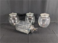Kilner Storage Glass Jars & Beverage Dispenser