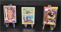 3 Craig Biggio Rookie baseball cards