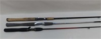 3 Spinning Rods