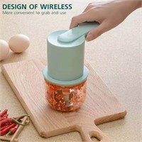 INTEXCA 2 in 1 Electric Wireless Food Processor Mr