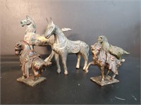 Nice Collection Of Vintage Metal Horse Sculptures
