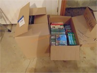 2 BOXES OF VHS TAPES