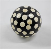 Spotted Ball Pottery Decor 4"