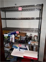 NICE METAL SHELVING UNIT NO CONTENTS