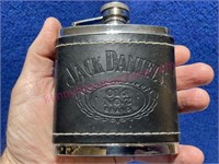 2009 Jack Daniels flask (leather-SS)