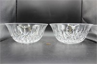 Pair of Waterford Lismore Crystal Serving Bowls