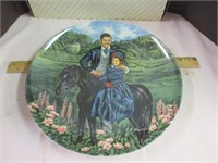 Collector Plate Gone With The Wind Bonnie & Rhett