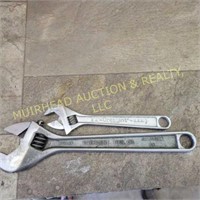 CRESENT ADJUSTABLE WRENCHES