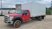 2012 Ford F550 Cube Van XLT 6.7L, V8