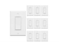 Decor 15 Amp Light Switch 10 pack