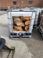 Bin full of wood