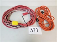 2 Extension Cords - 25' 16GA and 50' 14Ga