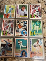 Topps 1983-1984 baseball cards