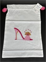 Zazendi Embroidered Shoe Bag