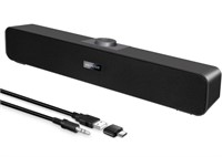 Computer Speakers, Wired USB Mini Sound Bar
