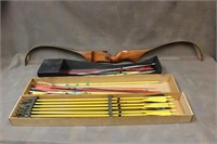 Herters Recurve Bow & Assorted Arrows