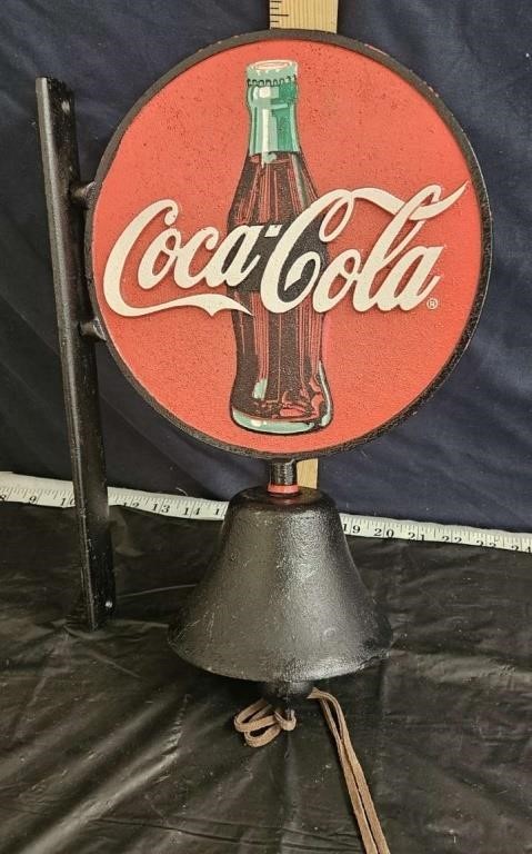 cast iron coca cola bell