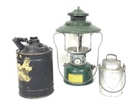 Vtg Double Mantle Oil Lantern +