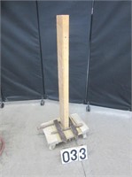 Homemade wood clamp tree dolly & 12" wood clamp