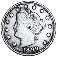 1899 Liberty Victory Nickel NICELY CIRCULATED