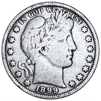 1899 Barber Half Dollar NICELY CIRCULATED