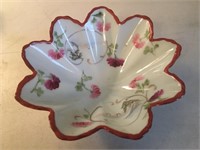 Hand Painted Footed Candy Dish