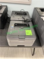 (2) Brother HL-L2320D Laser Printers