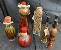 7 Decorative Kitchen Bottles
