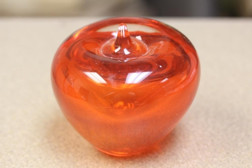 Orange Apple Paperweight